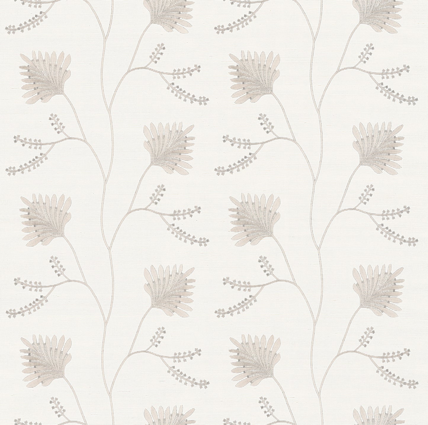 York Wallcoverings Astoria Laelynn Pearl Wallpaper Traditional Grasscloth Whites and Off-Whites   - MX9606