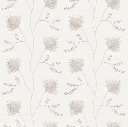 York Wallcoverings Astoria Laelynn Pearl Wallpaper Traditional Grasscloth Whites and Off-Whites   - MX9606