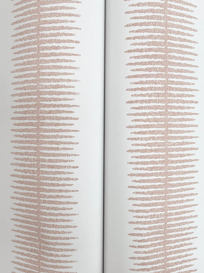 York Wallcoverings Astoria Tandem Stripe Brick Wallpaper Modern Stripes Reds   - MX9613