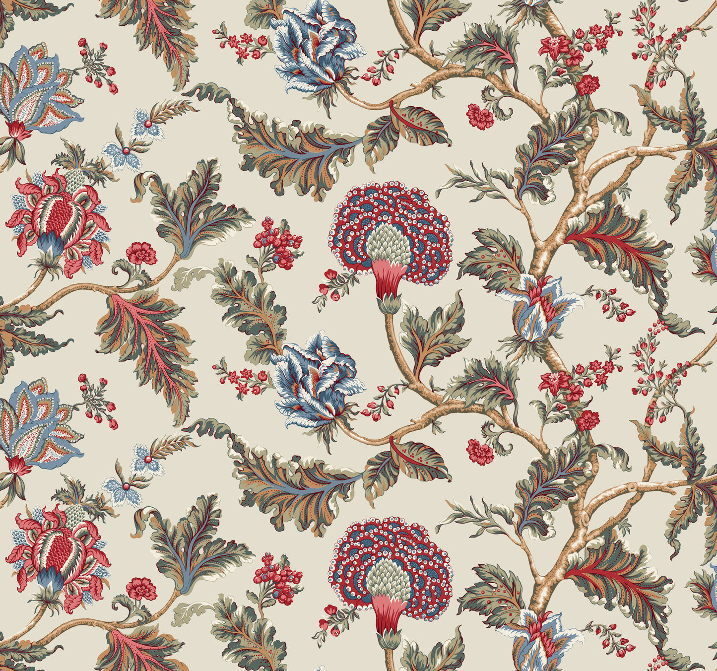 York Wallcoverings Astoria Monroe Cherry Wallpaper Traditional Florals Reds   - MX9623W