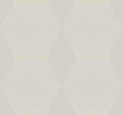 York Wallcoverings Astoria Diamond Legacy Soft Grey Wallpaper Modern Geometrics Greys   - MX9633