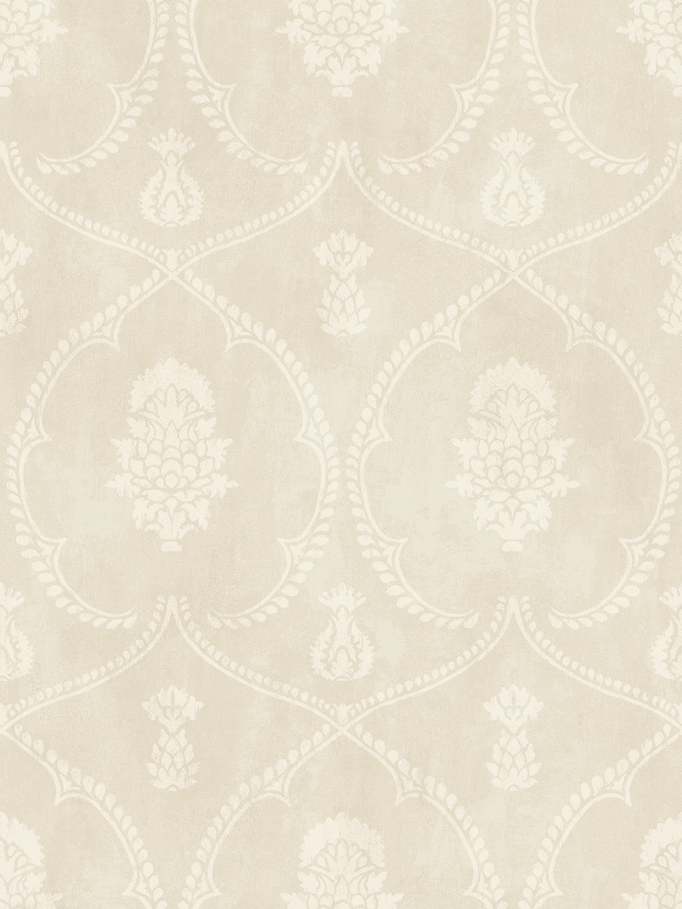 York Wallcoverings Astoria Royal Damask Beige Wallpaper Traditional Damasks Neutrals   - MX9641