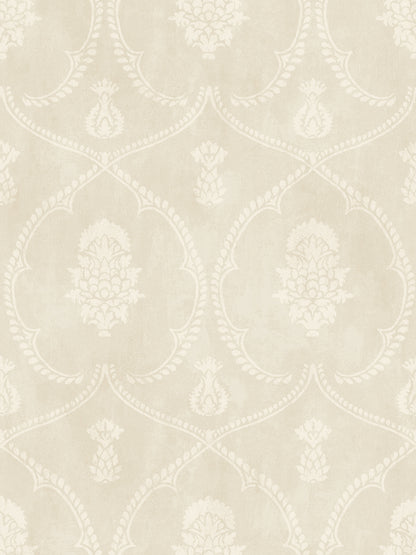 York Wallcoverings Astoria Royal Damask Beige Wallpaper Traditional Damasks Neutrals   - MX9641