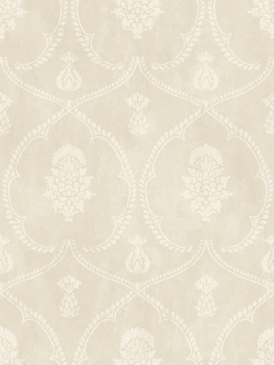 York Wallcoverings Astoria Royal Damask Beige Wallpaper Traditional Damasks Neutrals   - MX9641