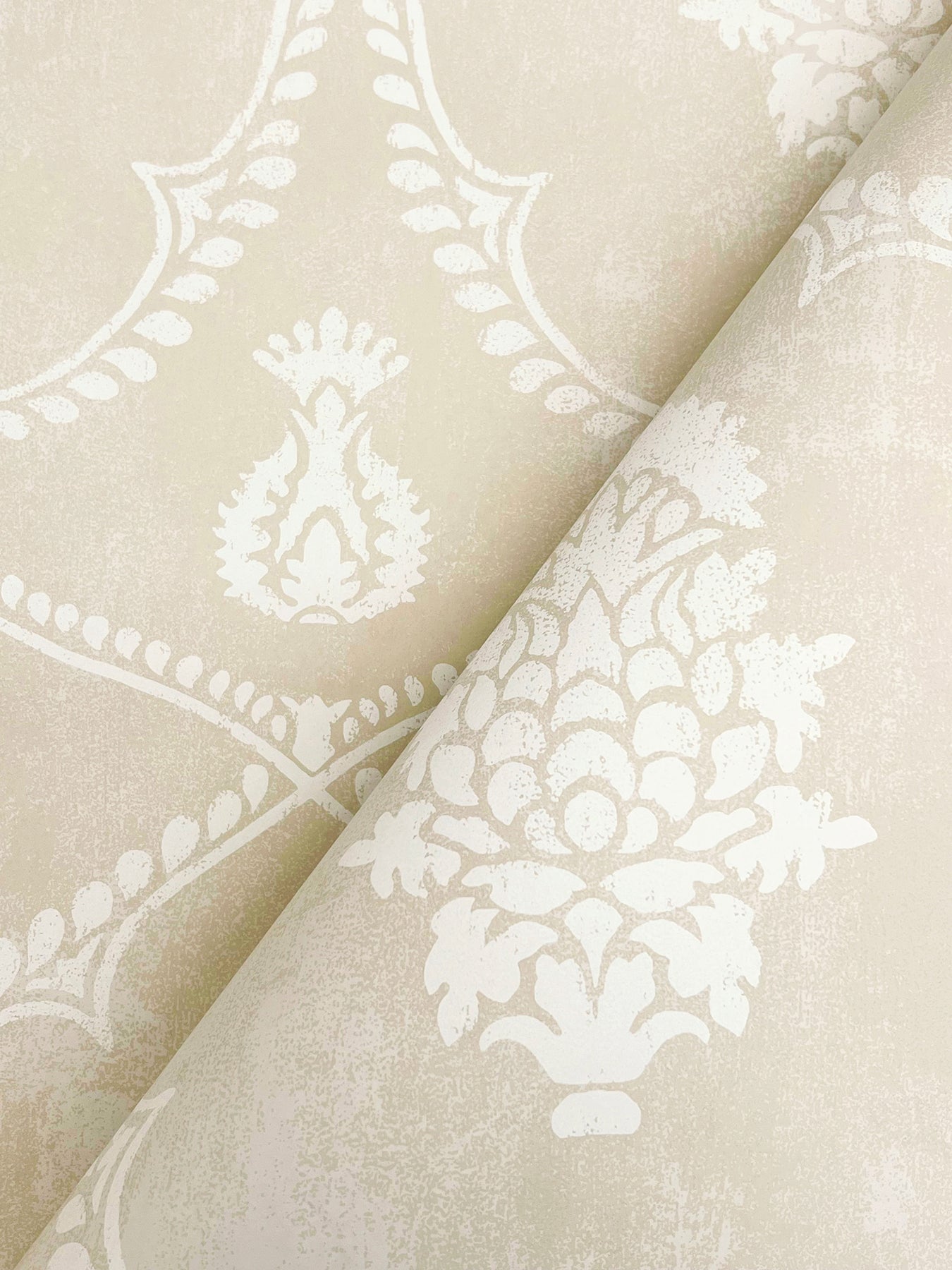 York Wallcoverings Astoria Royal Damask Beige Wallpaper Traditional Damasks Neutrals   - MX9641