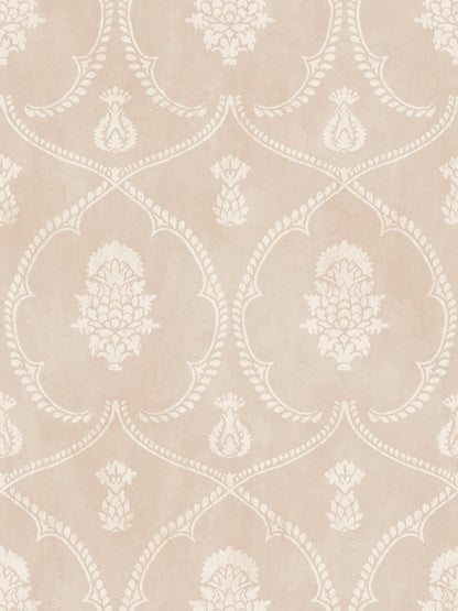 York Wallcoverings Astoria Royal Damask Blush Wallpaper Traditional Damasks Pinks   - MX9646