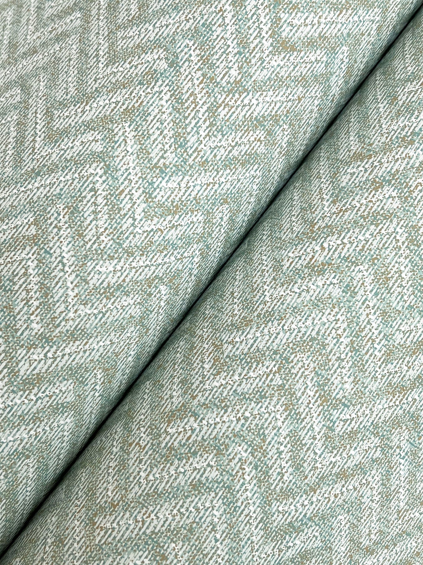 York Wallcoverings Astoria Regent Jade Wallpaper Transitional Chevron Blues   - MX9672