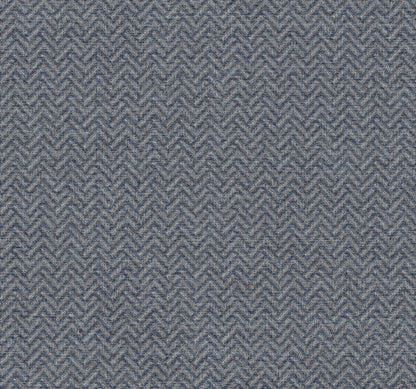 York Wallcoverings Astoria Regent Navy Wallpaper Transitional Chevron Blues   - MX9675