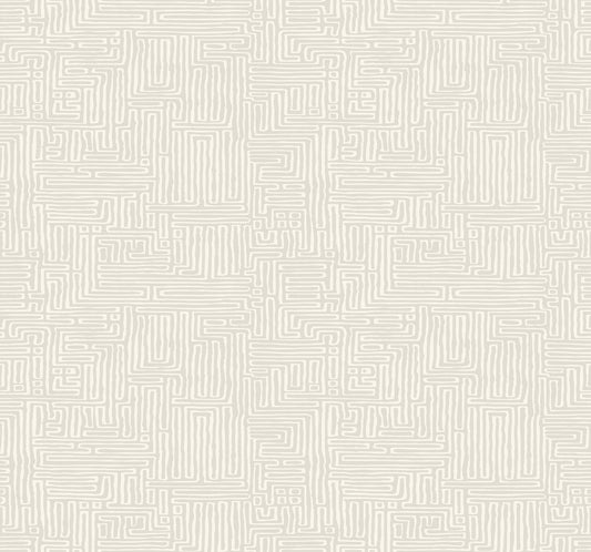 York Wallcoverings Astoria Passages Grey Wallpaper Modern Geometrics Greys   - MX9687