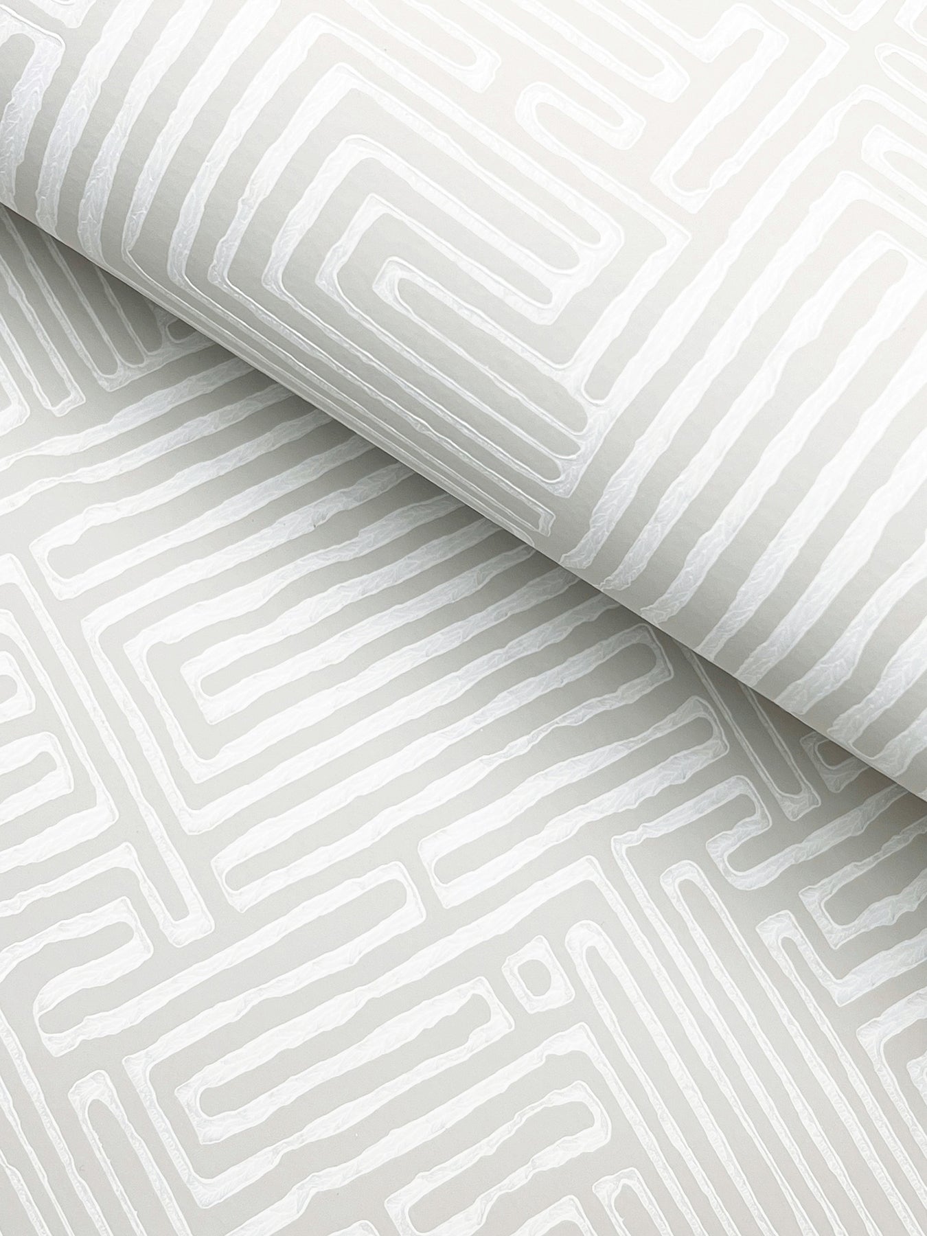 York Wallcoverings Astoria Passages Grey Wallpaper Modern Geometrics Greys   - MX9687