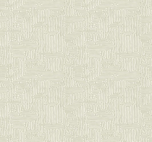 York Wallcoverings Astoria Passages Green Wallpaper Modern Geometrics Greens   - MX9688