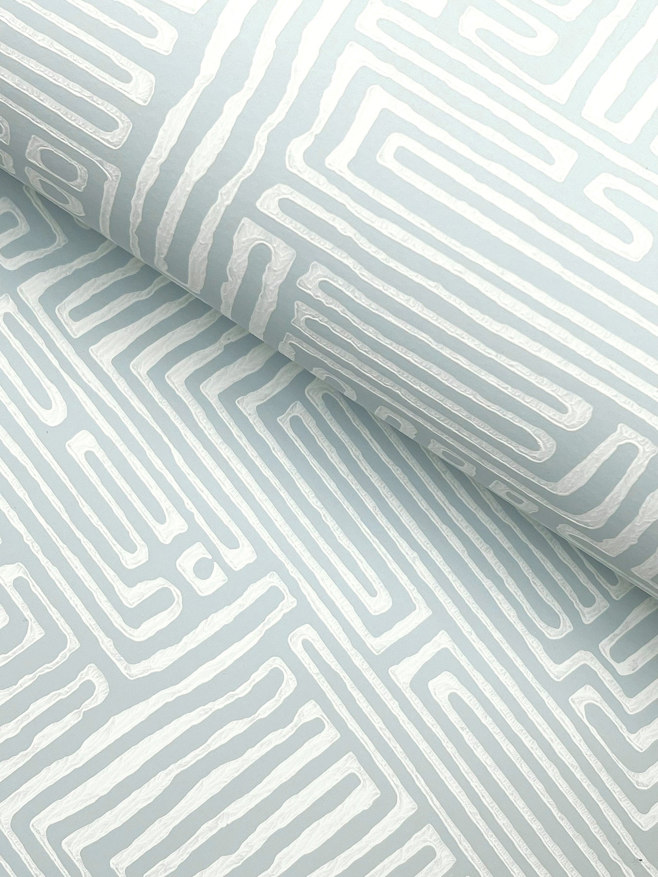 York Wallcoverings Astoria Passages Blue Wallpaper Modern Geometrics Blues   - MX9689