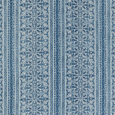 KRAVET BASICS PRINT STRIPES INDIGO,WHITE,BLUE   - MYSORE.50.0