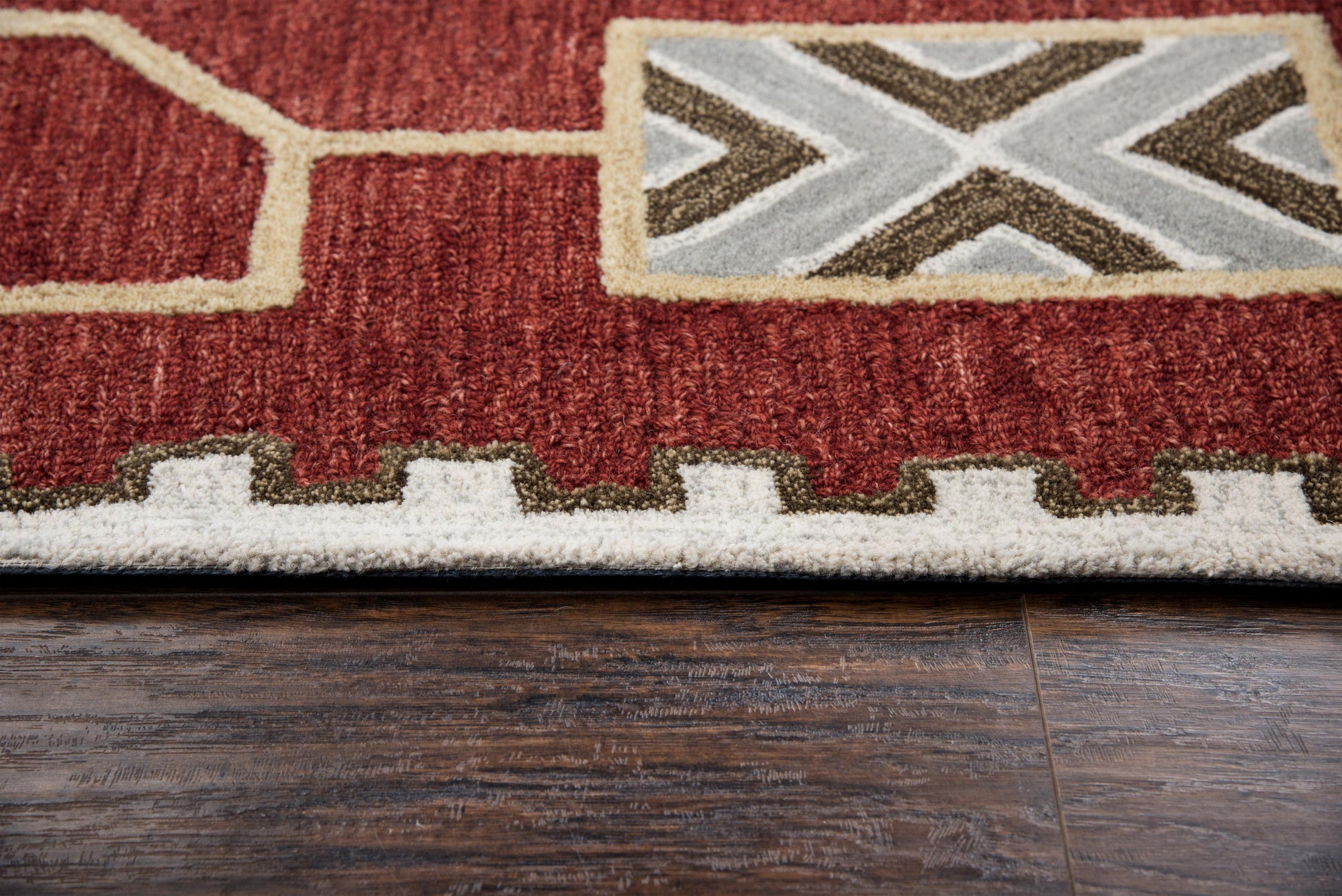 Mesa rustic lodge rug, 10' x 13'.