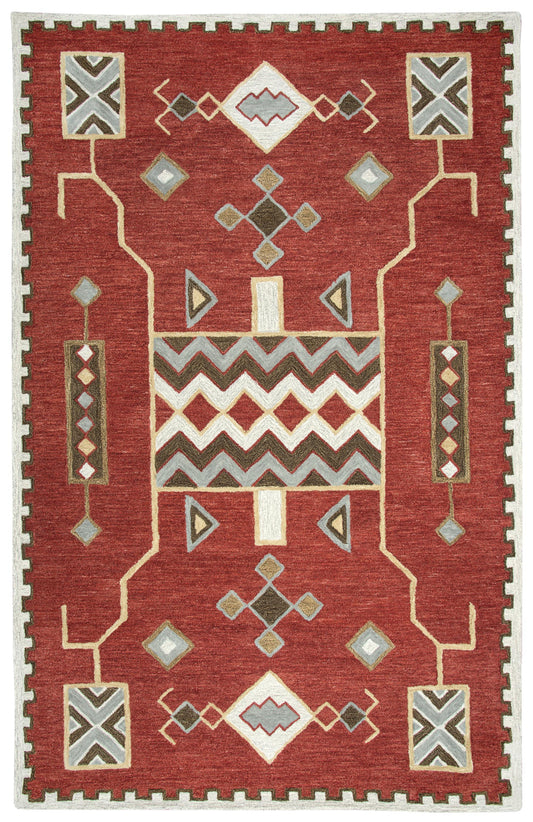 Mesa rug, rustic lodge style, 8' x 10'.