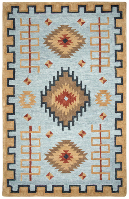 Mesa rug, rustic lodge style, 10' x 13'.