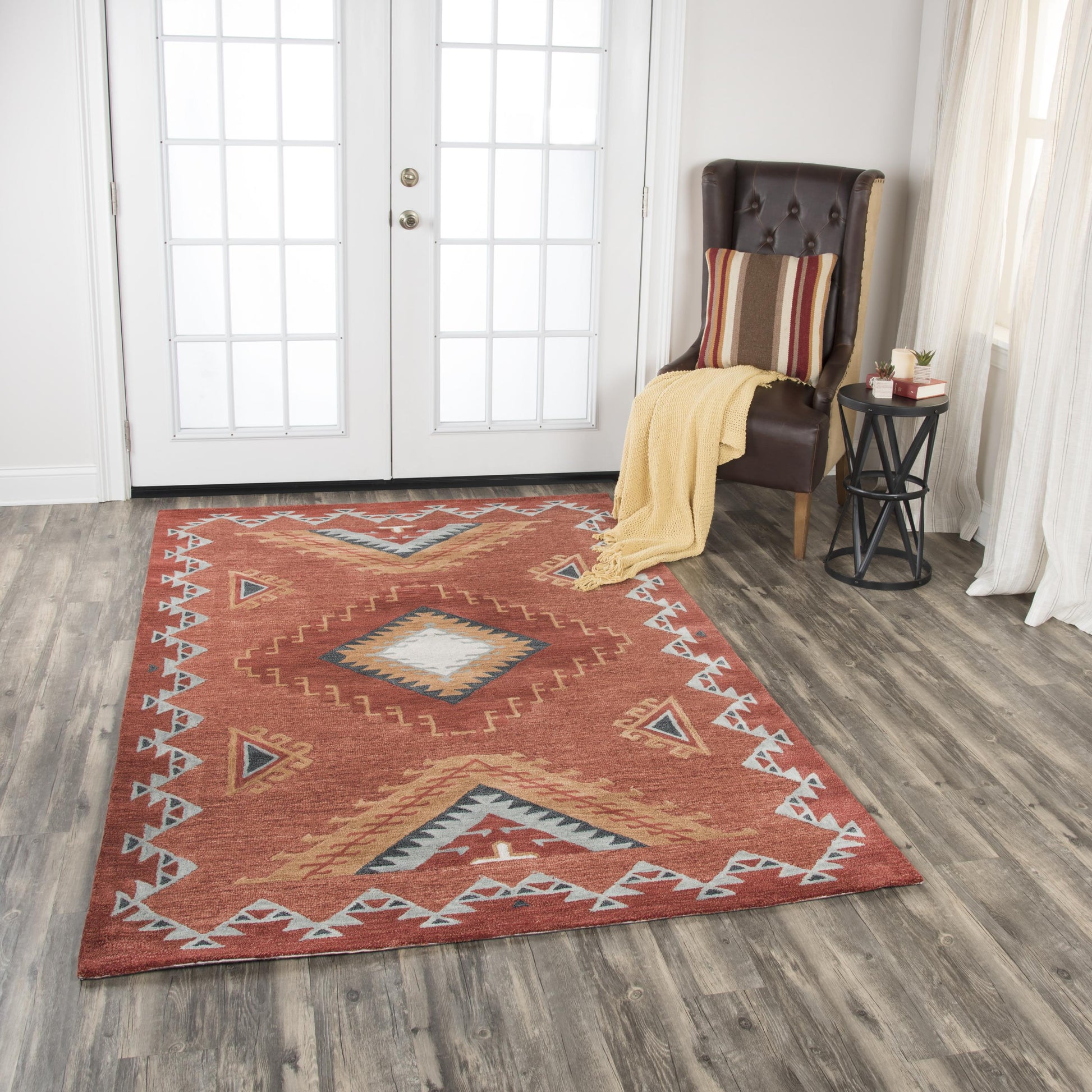 Mesa rug in Rustic Lodge pattern, 8' x 10