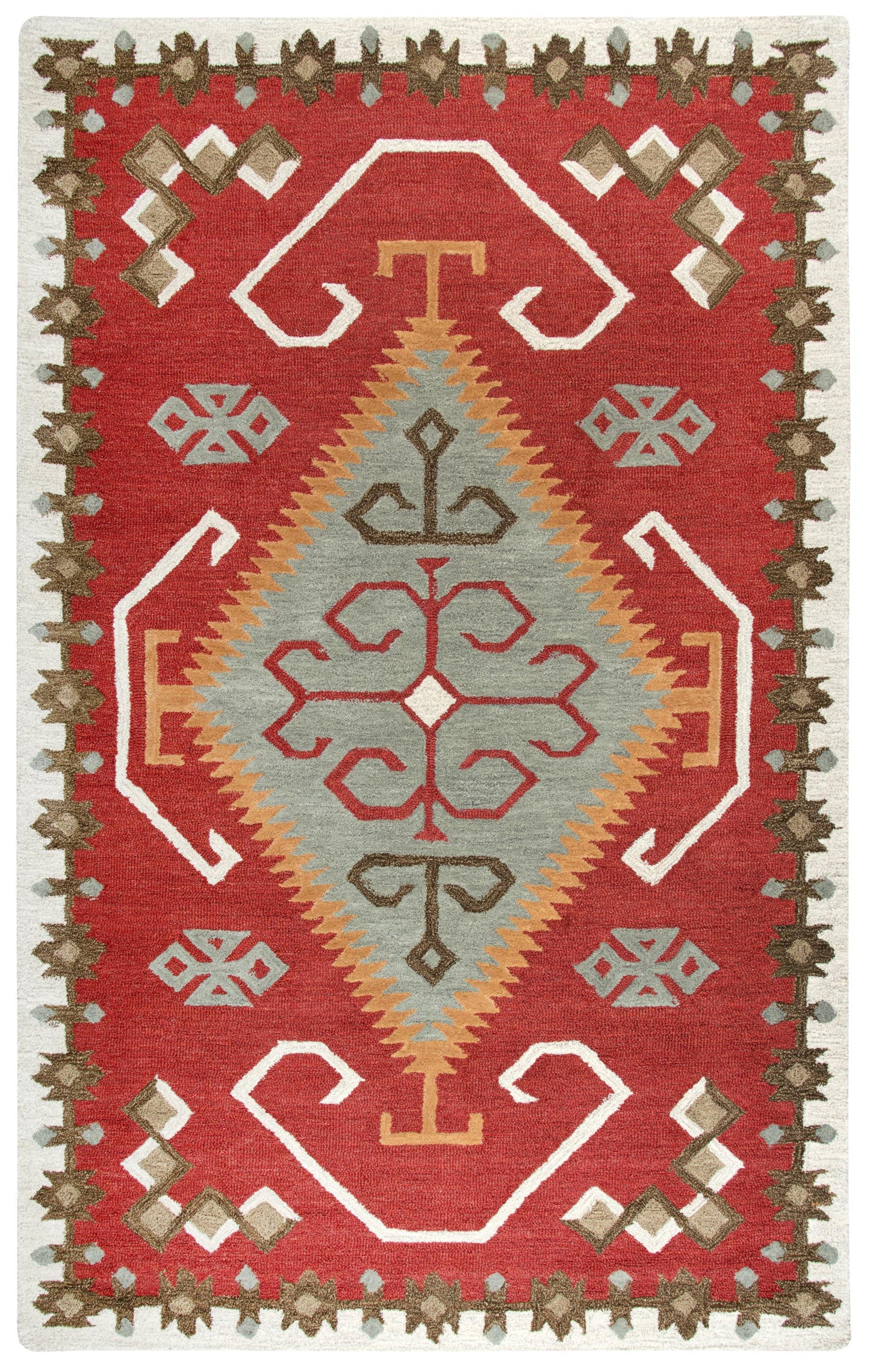 Mesa rustic-lodge rug, 8' x 10'.