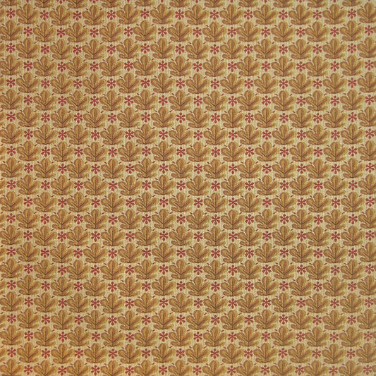 SCALAMANDRE OUTLET  FABRIC OAK LEAF TAPESTRY  FABRIC RED   - N1 00021996 NEW SKU # N119960002