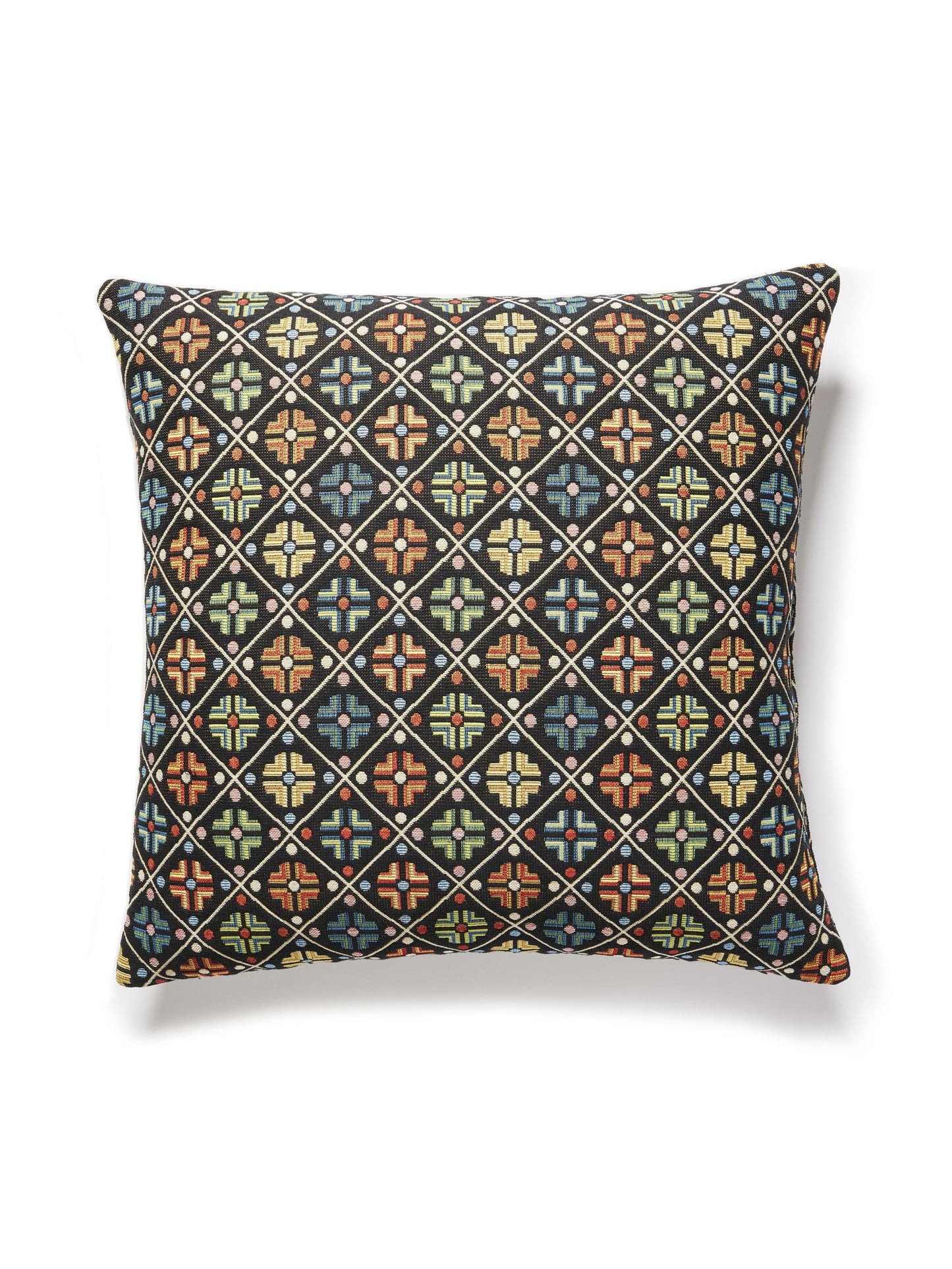SCALAMANDRE PILLOWS   DIAMOND / OGEE 
GEOMETRIC 
GRAPHIC 
SMALL SCALE SQUARE    - N1 0002SDDKB411 NEW SKU # N1SDDKB4110002