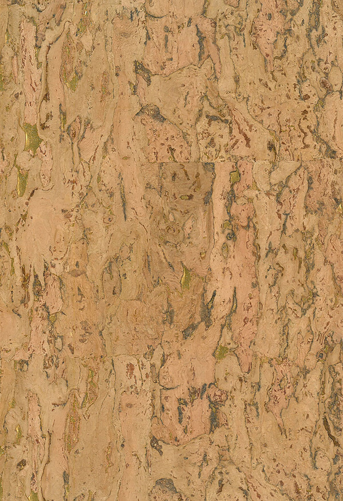 Seabrook Designs Natural Resource Cork Grasscloth Contemporary Brown Metallic Sidewall - NA503