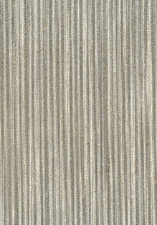 Seabrook Designs Natural Resource Linen String Grasscloth Contemporary Grey Matte Sidewall - NA517