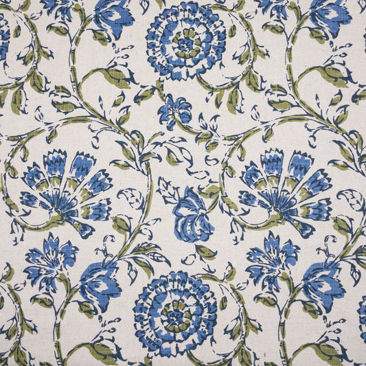 STOUT TEXTILES  MULTIPURPOSE,PRINT TRANSITIONAL,, FLORAL OLIVE   - NATT-1