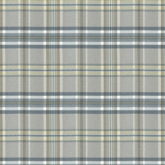 STOUT TEXTILES  MULTIPURPOSE,WOVENS TRADITIONAL, PLAID/CHECK GREY   - NAUT-1