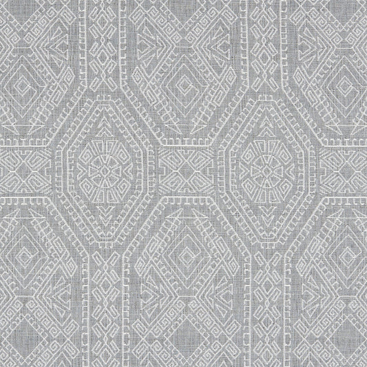 JF Fabrics crypton-home NAVAHO 94 Fabric Transitional,Contemporary,Geometric Grey/Silver  Jacquard,Texture - 7827994 J8381