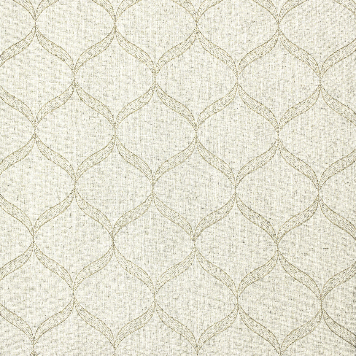 STOUT TEXTILES  DRAPERY,EMBROIDERIES TRADITIONAL, OGEE KHAKI,PONGEE   - NAVS-3