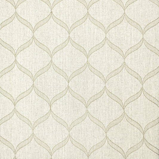 STOUT TEXTILES  DRAPERY,EMBROIDERIES TRADITIONAL, OGEE KHAKI,PONGEE   - NAVS-3