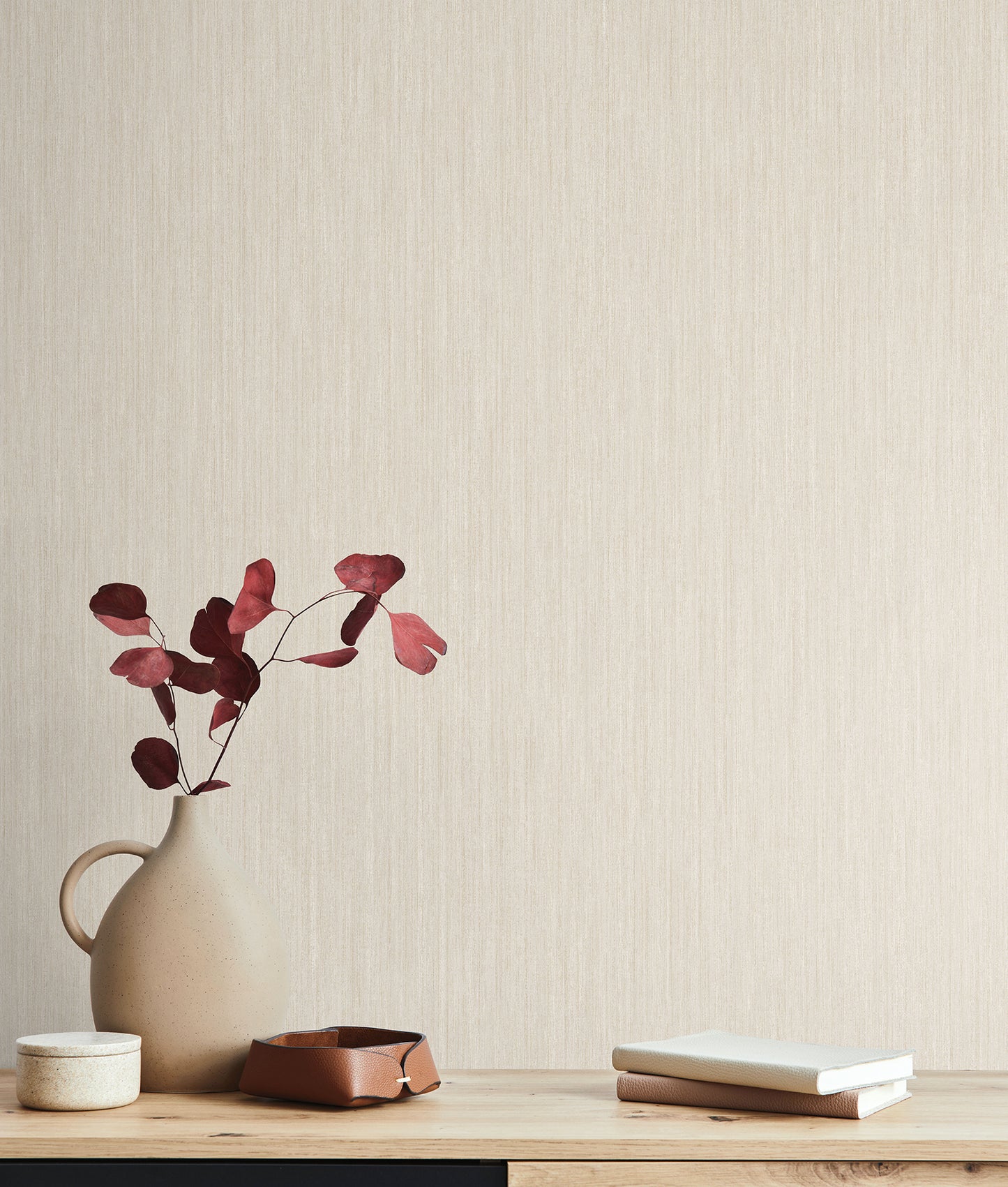 York Wallcoverings Natural Digest Smooth as Silk Beige Wallpaper  Textures Beiges   - ND3015N