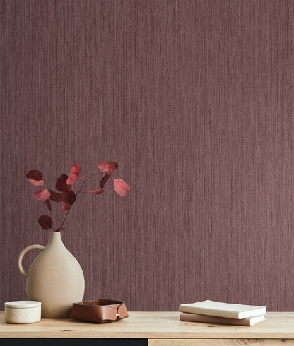 York Wallcoverings Natural Digest Smooth as Silk Red Wallpaper  Textures Reds   - ND3018N