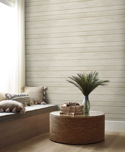 York Wallcoverings Natural Digest Broad Side Grey Wallpaper  Brick, Wood and Stone Beiges   - ND3052N
