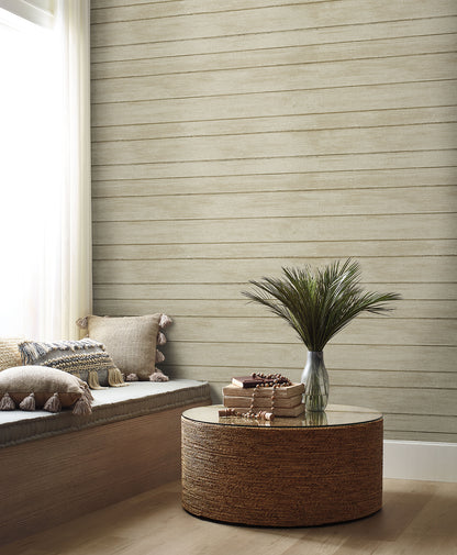 York Wallcoverings Natural Digest Broad Side Beige Wallpaper  Brick, Wood and Stone Beiges   - ND3053N