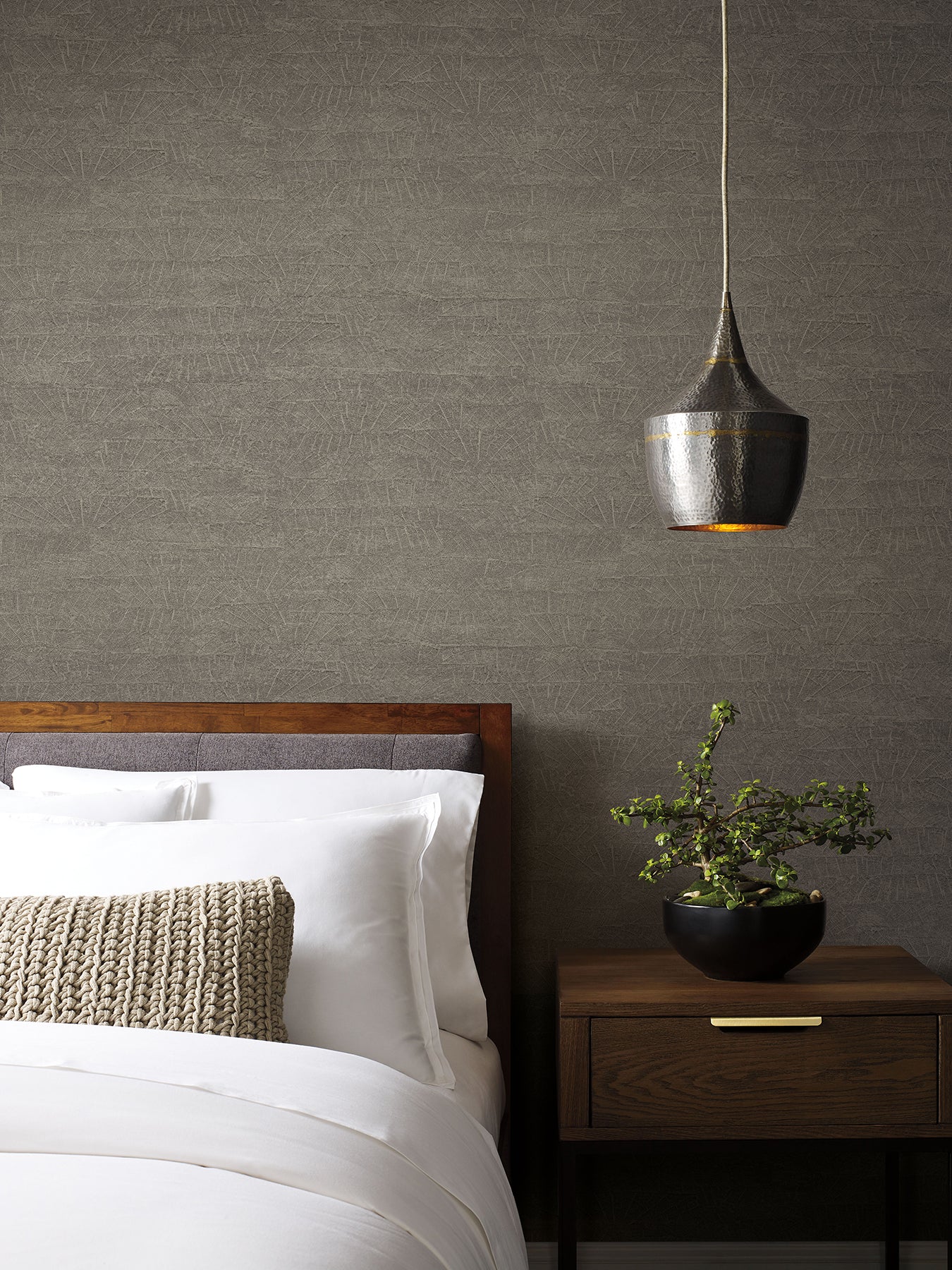 York Wallcoverings Natural Digest On Deck Grey and Brown Wallpaper  Brick, Wood and Stone Browns   - ND3064N
