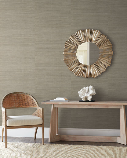 York Wallcoverings Natural Digest Tasar Silk Brown Wallpaper  Textures Browns   - ND3072N