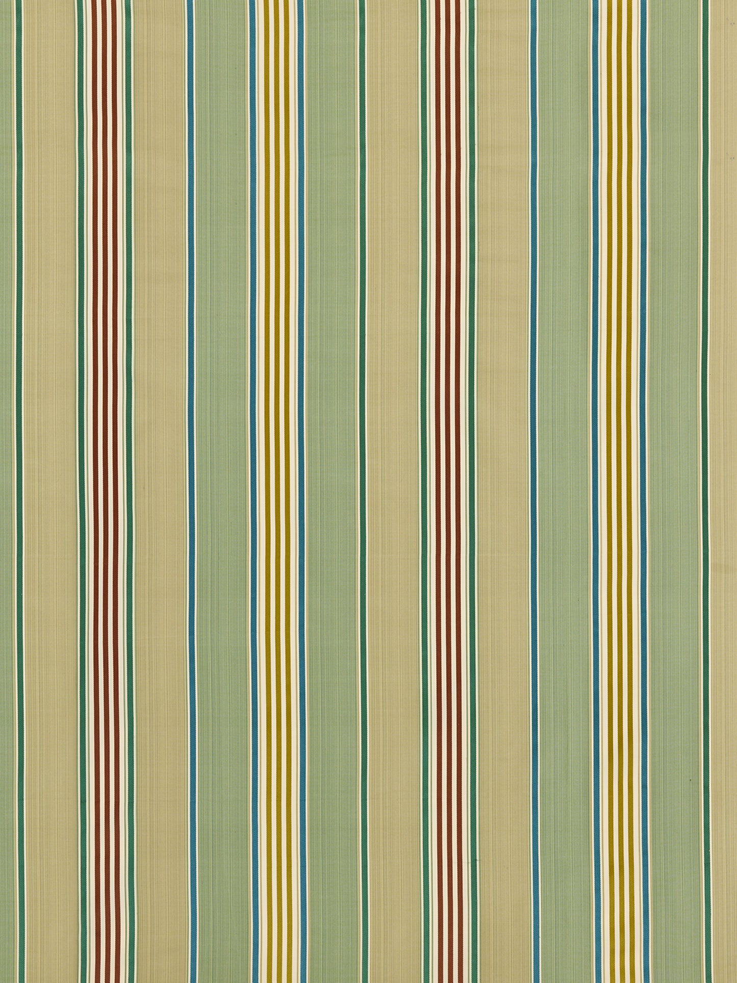 SCALAMANDRE  CHARLOTTE STRIPE FABRIC MOSS   - ND 00016130