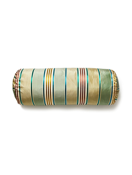 SCALAMANDRE PILLOWS   STRIE 
STRIPE BOLSTER    - ND 0001BADK6130