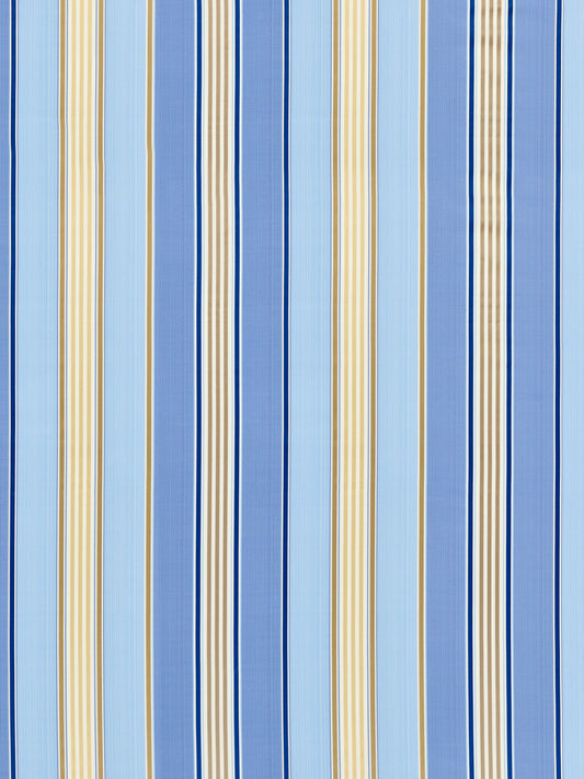 SCALAMANDRE  CHARLOTTE STRIPE FABRIC MARINE   - ND 00026130