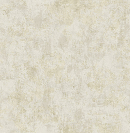 Seabrook Designs  Atelier Stucco Faux Mid Century Metallic Gold , Off-White   - NE50405