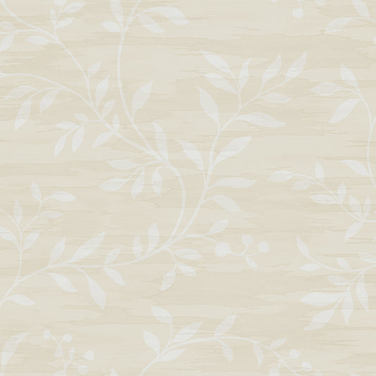 Seabrook Designs  Couture Botanical Mid Century Tan , Off-White   - NE50807