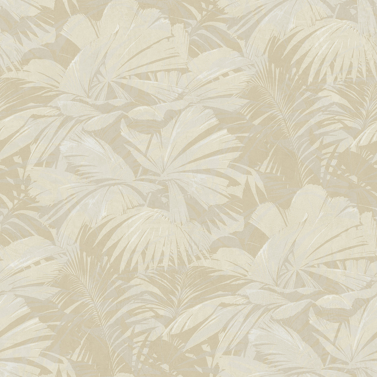 Seabrook Designs  Masquerade Botanical Mid Century Metallic Gold , Off-White   - NE51305