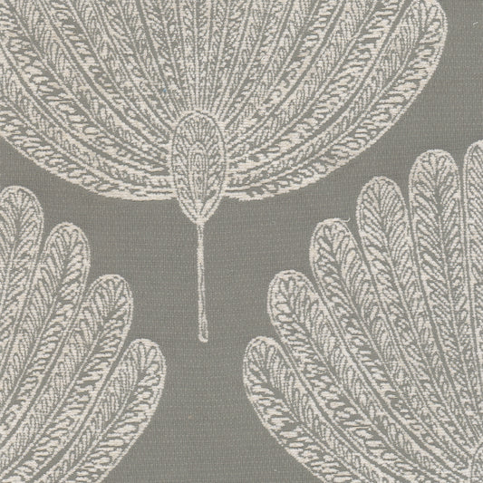 STOUT TEXTILES  UPHOLSTERY,WOVENS TRANSITIONAL,, FLORAL PLATINUM   - NEIL-1