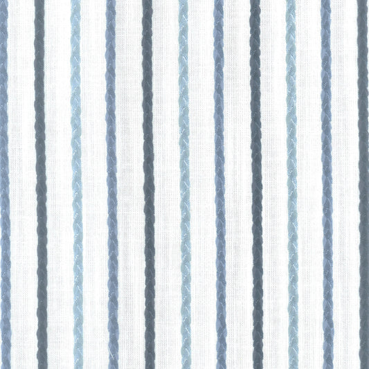 STOUT TEXTILES  MULTIPURPOSE,EMBROIDERIES TRADITIONAL, STRIPE DRESDEN,SLATE   - NEME-4