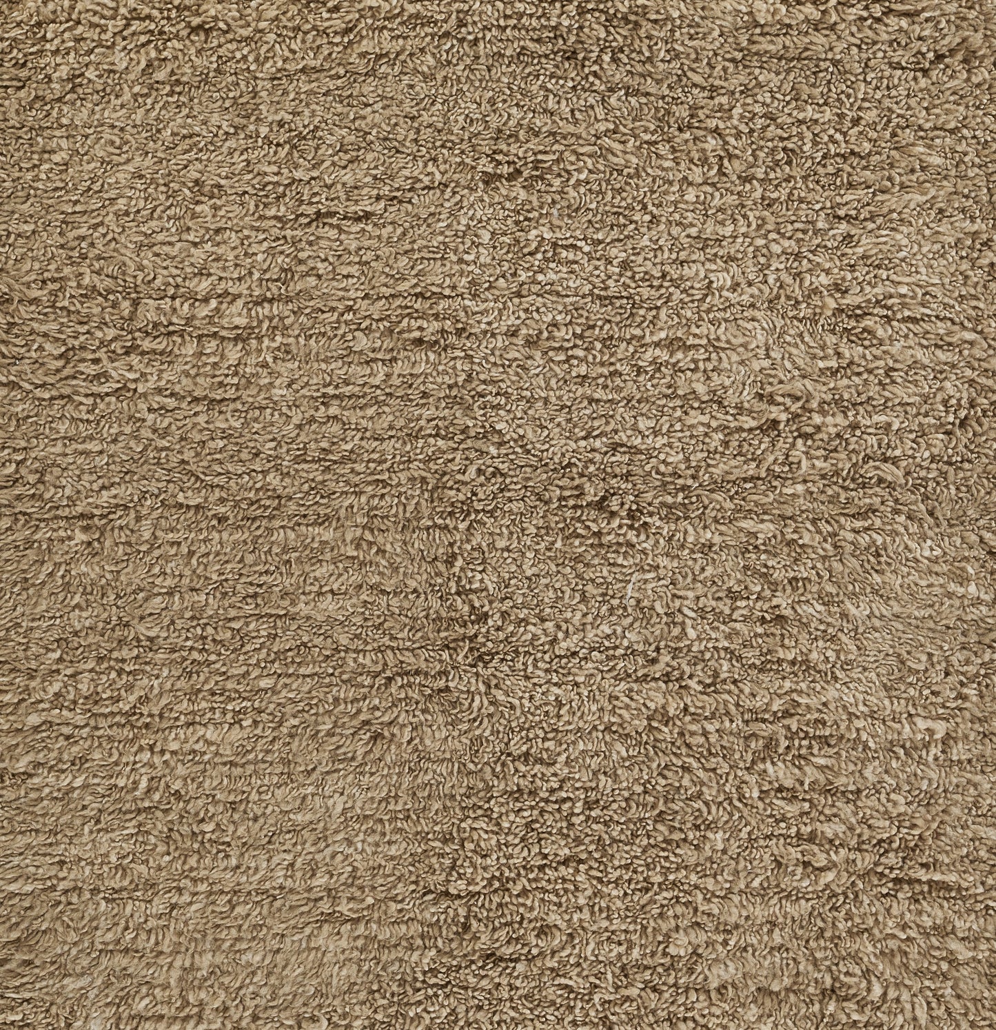 Brown shaggy carpet close-up with dense plush pile; cozy neutral rug for living areas.