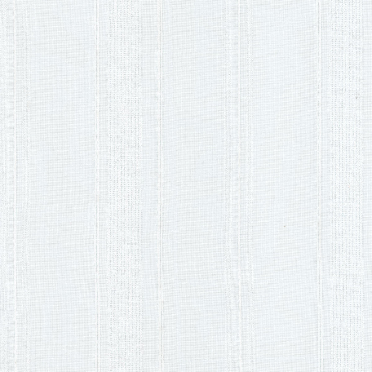 STOUT TEXTILES  DRAPERY,SHEER TRADITIONAL, STRIPE BLEACH,SALT,SNOW,WHITE   - NEPA-1