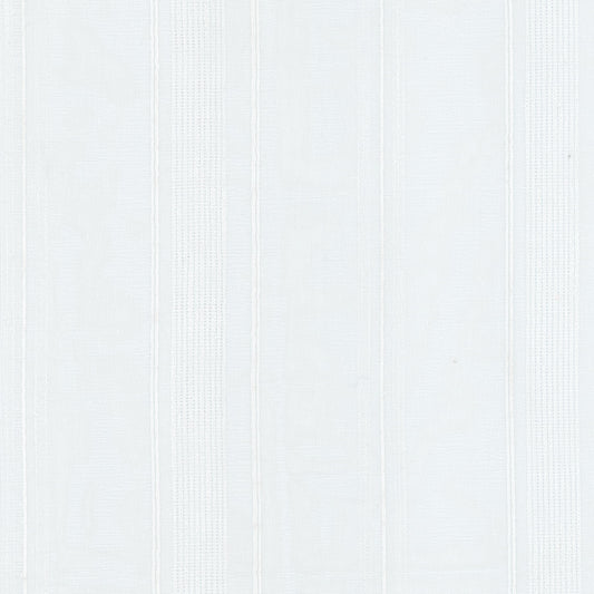 STOUT TEXTILES  DRAPERY,SHEER TRADITIONAL, STRIPE BLEACH,SALT,SNOW,WHITE   - NEPA-1