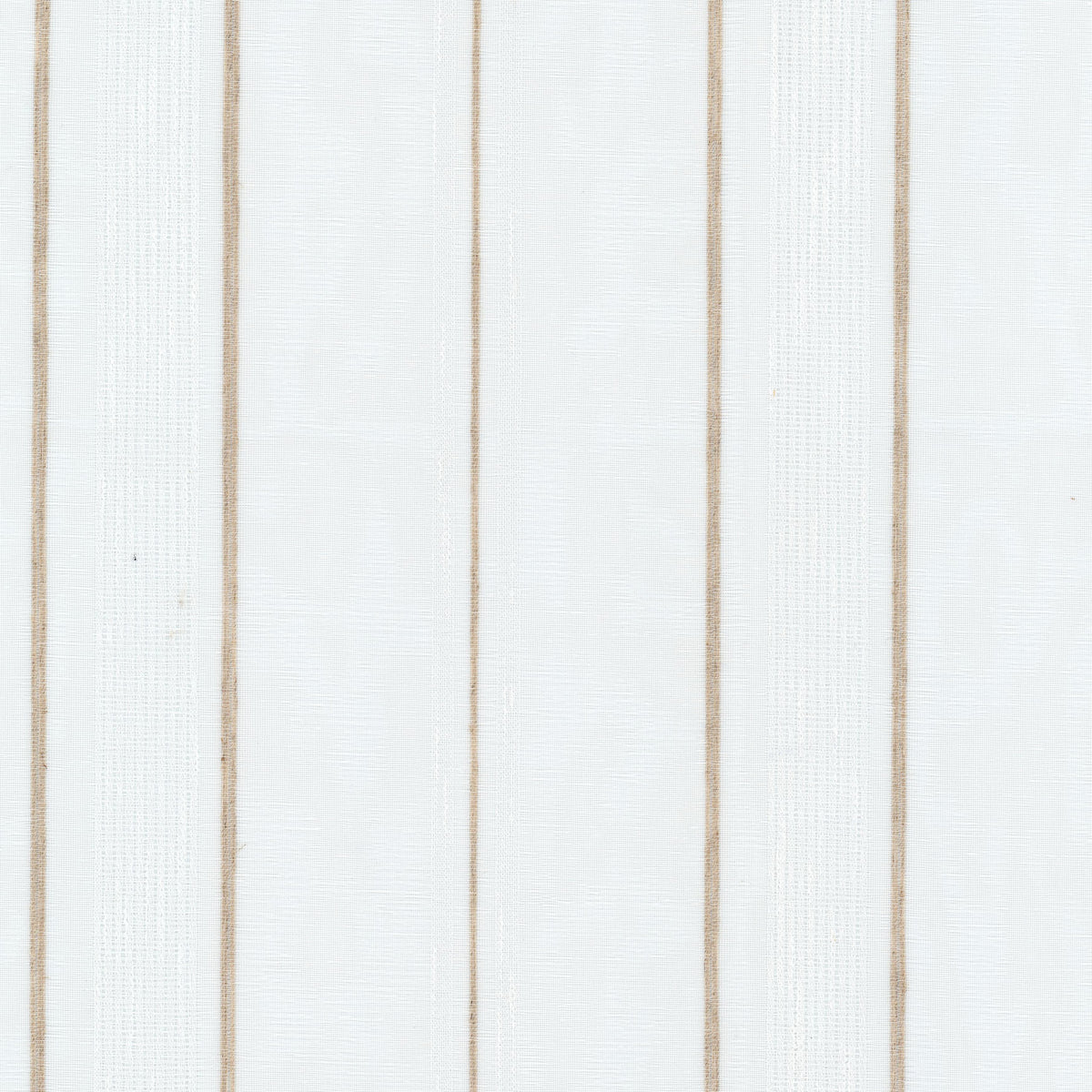 STOUT TEXTILES  DRAPERY,SHEER TRADITIONAL, STRIPE NATURAL   - NEPA-2