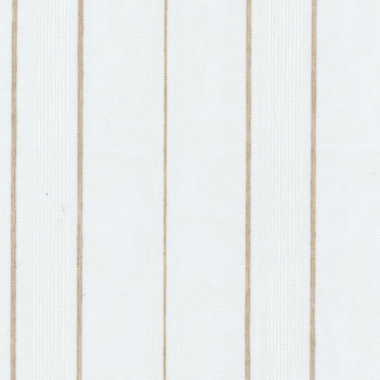 STOUT TEXTILES  DRAPERY,SHEER TRADITIONAL, STRIPE NATURAL   - NEPA-2